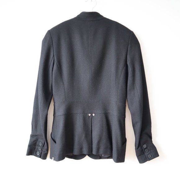 Community Military Style Black Jacket, Size 2 - Picture 10 of 17